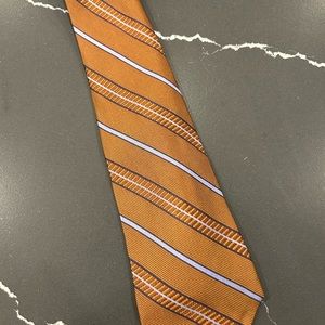 Robert Talbott Orange Striped Tie Classic Accessory